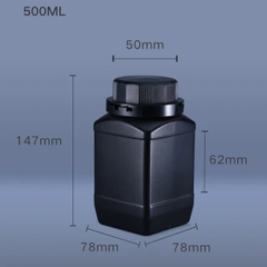 CHAI NHỰA HDPE ĐỰNG HÓA CHẤT NÔNG NGHIỆP; DUNG TÍCH 700ML - 3000ML