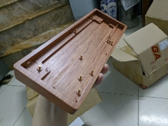 Vỏ gỗ thay thế cho bàn phím cơ GK61 Gk62 Gk64