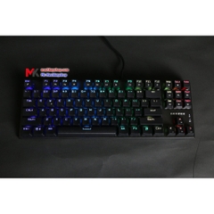 Bàn phím cơ Geezer GS4 led RGB, blue switch - Bảo hành 2 năm