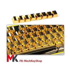 keycap E-Element vàng kim/ bạc pbt xuyên led