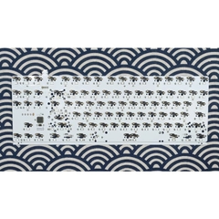 Bộ kit bàn phím cơ Edra x CherryB EK387 Aluminium (Neo87) Đen WKL