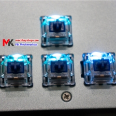 Bàn phím cơ MK Pro Gaming, Switch GATERON quang học, RGB, LED nháy theo nhạc, Driver tiếng anh, chống nước