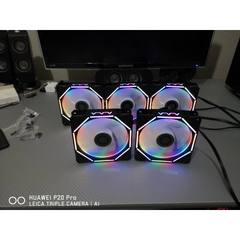 Bộ 6 Fan led RGB Alseye EL120 kèm hub + điều khiển