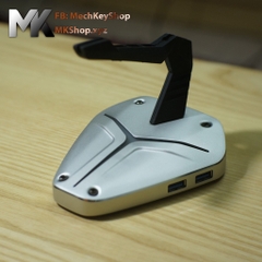 Bungee hợp kim, 4 cổng USB, led RGB