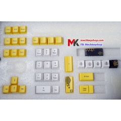 Bộ keycap Bee ong vàng thick pbt in dye sub cho bàn phím cơ