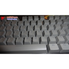 Bộ keycap 104+2 phím pbt double shot xuyên led - Xám