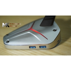 Bungee hợp kim, 4 cổng USB, led RGB