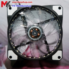 Quạt máy tính Led 5 màu, đơn màu 12cm 33 bóng