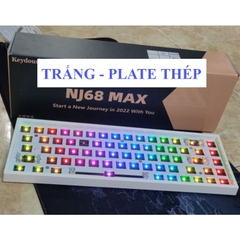 Bộ kit bàn phím cơ Keydous NJ68 AP - 3 chế độ kết nối - Hotswap - RGB