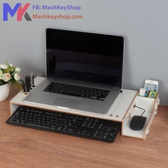 Kệ gỗ lắp ghép kê laptop tiện dụng [GJ]
