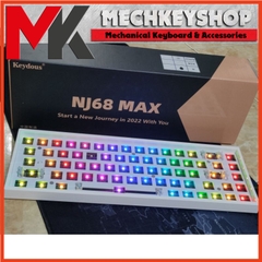 Bộ kit bàn phím cơ Keydous NJ68 AP - 3 chế độ kết nối - Hotswap - RGB