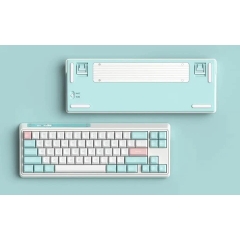 Bàn phím cơ FL-Esports CMK68 SAM Marshmallow/ Metal Heart 3 MODE l RGB/ Bluetooth / Wireless 2.4Ghz