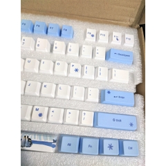 Bộ Keycap chim cánh cụt 104+9 phím PBT in Dye Sub