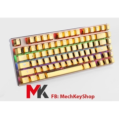 keycap E-Element vàng kim/ bạc pbt xuyên led