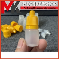 100 Lọ Nhựa 5ml Lọ đựng nước nhỏ mắt bao gồm nắp có garanti
