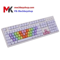 Bộ keycap 37 phím Rainbow PBT xuyên led cho bàn phím cơ