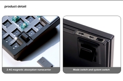 Kit bàn phím cơ Zuoya GMK67S không dây 3 mode keymap VIA RGB hotswap mạch xuôi