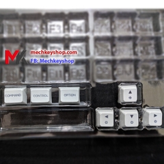 Bộ nút Keycap GK64 GK64s chất liệu PBT in Dye Sub (Xám sáng màu)