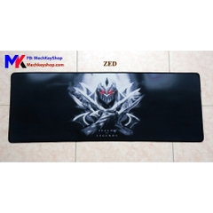 [Thanh lý] Mouse Pad, tấm lót chuột 80*30cm dày 2mm, các mẫu: lmht, horde, dota, zed, riven, graves, ahri, leesin