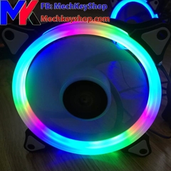 Bộ quạt tản nhiệt Fan Aigo Dual Ring RGB 5 fan kèm điều khiển (Có video)