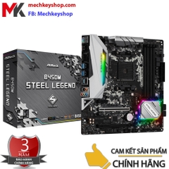 Mainboard Asrock B450m Steel Legend - Bảo hành chính hãng 36 t háng