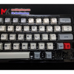 Bộ nút Keycap GK64 GK64s chất liệu PBT in Dye Sub (Xám sáng màu)