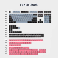 Bộ nút keycap FEKER OLIVIA SHOKO 8008 Heavy Industry PBT double shot CSA Profile
