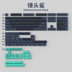 Bộ nút bàn phím keycap CMK Aifei Hammerhead Dark ABS double shot