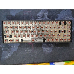 Bàn phím cơ Tada68 switch Gateron Brown - Led trắng