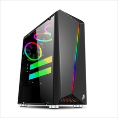 Vỏ case máy tính 1stPlayer R3 - Kính cường lực - Dải led RGB