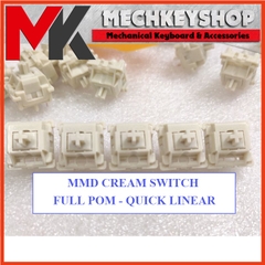 5 công tắc switch bàn phím cơ MMD Cream Linear 43g
