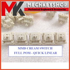 Công tắc switch bàn phím cơ MMD Cream Linear 43g