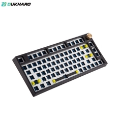 Bộ kit bàn phím cơ Dukharo MK80 Mạch xuôi 3 modes (Type C/ Wireless 2.4G/ Bluetooth 5.0)