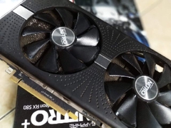 Card màn hình Sapphire Nitro + rx580 4gb có box