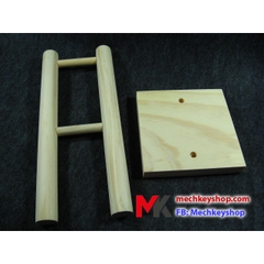 Headset stand, giá treo tai nghe bằng gỗ