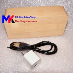 Dây nguồn/ củ sạc cho đồng hồ gỗ, camera wifi | dây DC to USB DC 3.5*1.35mm, củ 5v 1A GJ