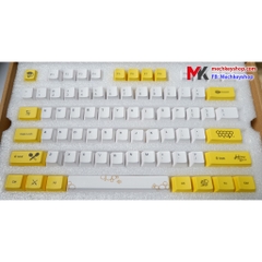 Bộ keycap Bee ong vàng thick pbt in dye sub cho bàn phím cơ
