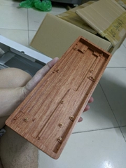 Vỏ gỗ thay thế cho bàn phím cơ GK61 Gk62 Gk64