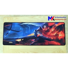 Mouse Pad, tấm lót chuột 80*30cm dày 2mm, các mẫu: Siêu phẩm Yasuo, DJ Sona