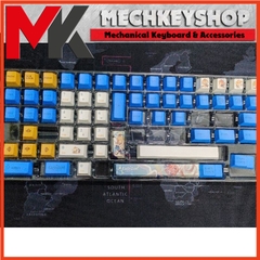 Bộ keycap Genshin Impact PBT in dye sub 134 phím dùng được cho razer