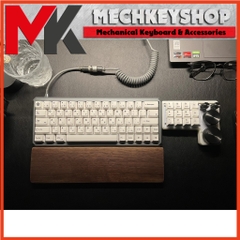 Bộ keycap BOW White Minimalist Cherry profile thick PBT cho bàn phím cơ