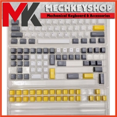 Bộ nút Keycap FL GP87 Silent Gray PBT double shot Cherry Profile cho bàn phím cơ