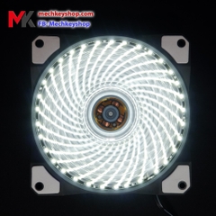 Quạt máy tính Led 5 màu, đơn màu 12cm 33 bóng