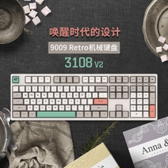 Bàn phím cơ Akko 3108V2 - Keycap 9009 Retro