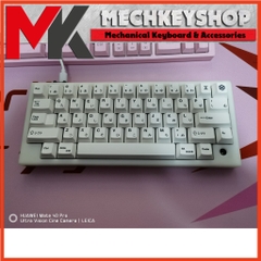 Bộ keycap BOW White Minimalist Cherry profile thick PBT cho bàn phím cơ