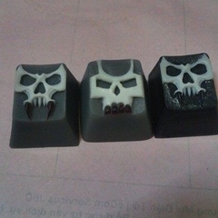 Combo 3 keycap skull
