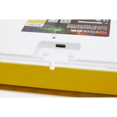 Bàn phím cơ Keycool KC84 2019 - Yellow PBT Sublimation