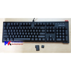 Bộ keycap 104+2 phím pbt double shot xuyên led - Đen