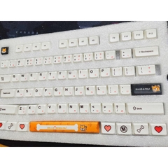 Bộ keycap Shiba Inu 118 phím XDA profile, thick pbt in dye sub