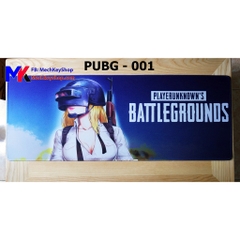 [Thanh lý dọn kho] Mouse pad PUBG 80x30cm dày 3mm [Giao ngẫu nhiên]